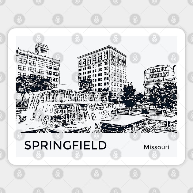 Springfield Missouri Magnet by Lakeric